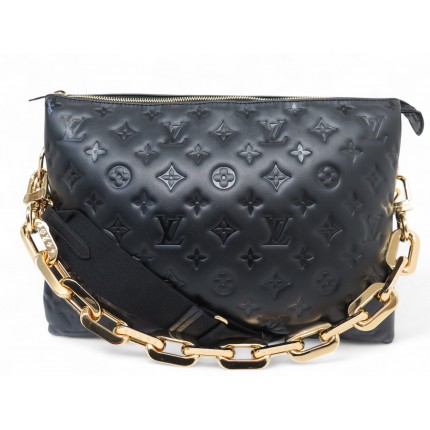 NEUF SAC A MAIN LOUIS VUITTON COUSSIN MM CUIR MONOGRAM EMPREINTE HAND BAG 4300€