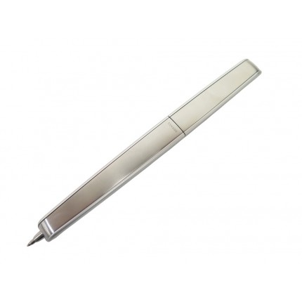 NEUF STYLO BILLE HERMES NAUTILUS ACIER BROSSE BOITE NEWSON BALLPOINT PEN 1560€
